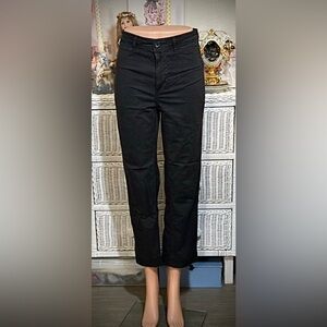 Everlane Cotton High Rise Utility Pants straight leg in Dark grey color Size 00